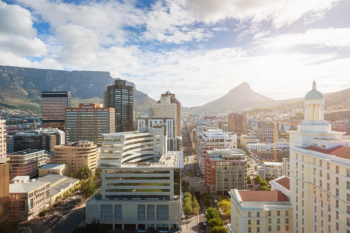 Cape Town City Downtown Business District South Africa