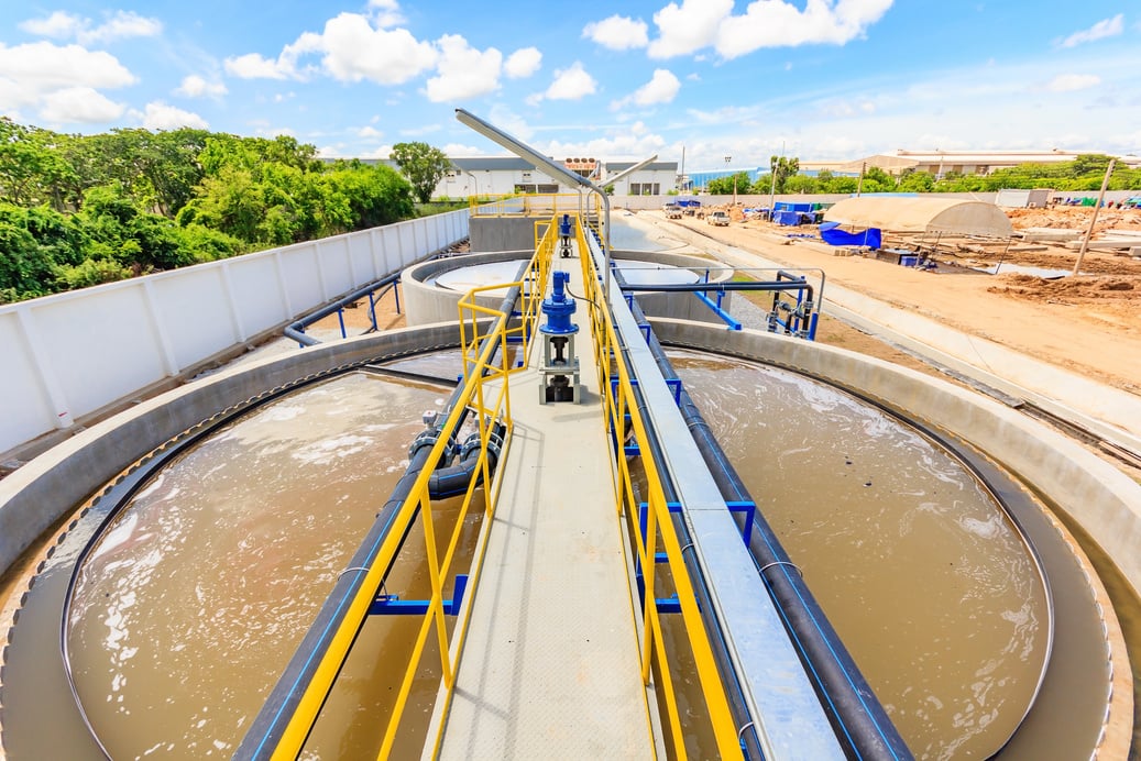 Modern Wastewater Treatment Plant